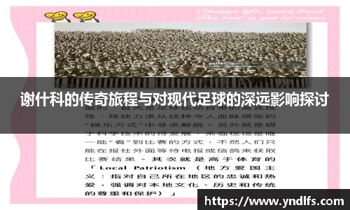 谢什科的传奇旅程与对现代足球的深远影响探讨